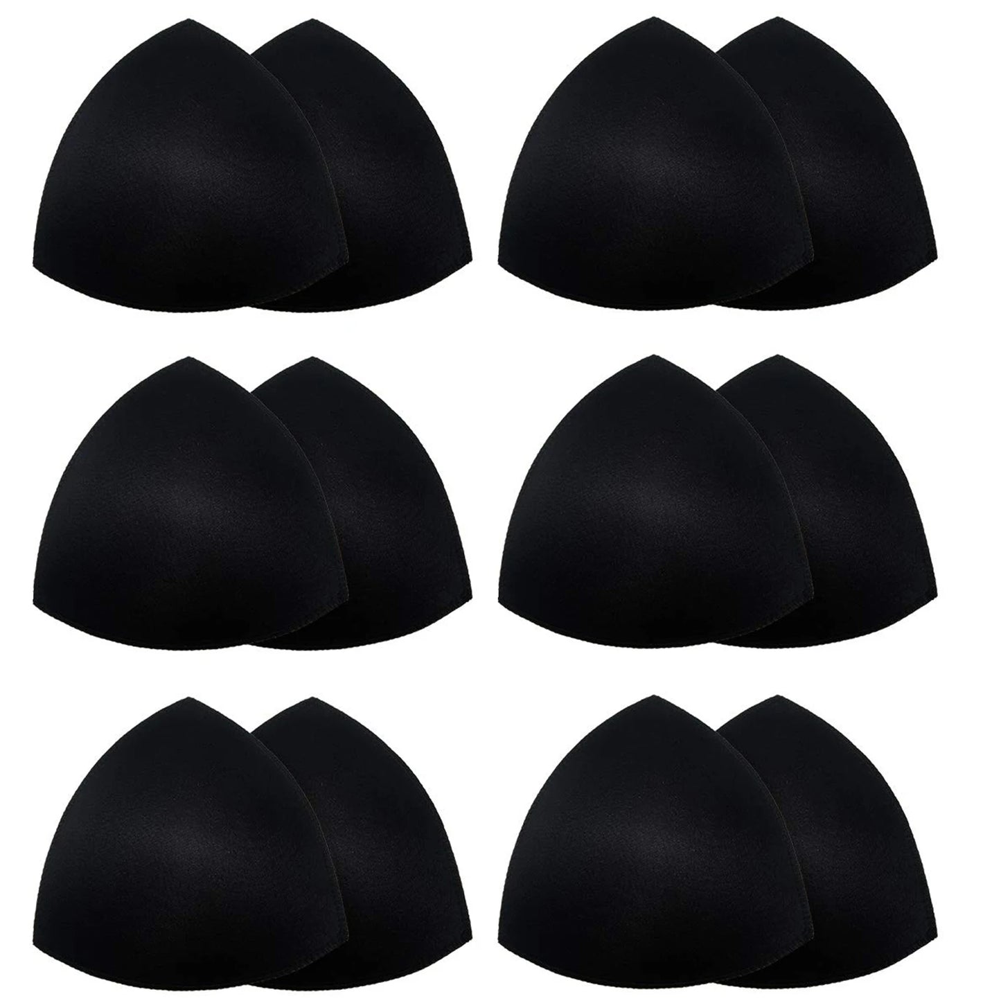Triangle Sponge Push up Bra Pads Set for Women Invisible Insert Swimsuit Bikini Breast Enhancers Chest Cup Pads Accessories
