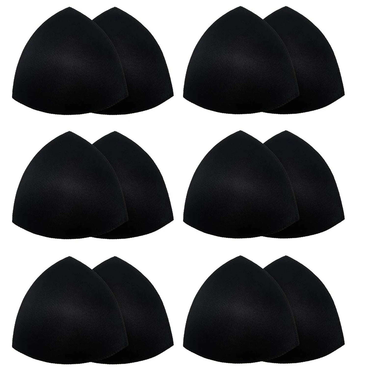 Triangle Sponge Push up Bra Pads Set for Women Invisible Insert Swimsuit Bikini Breast Enhancers Chest Cup Pads Accessories