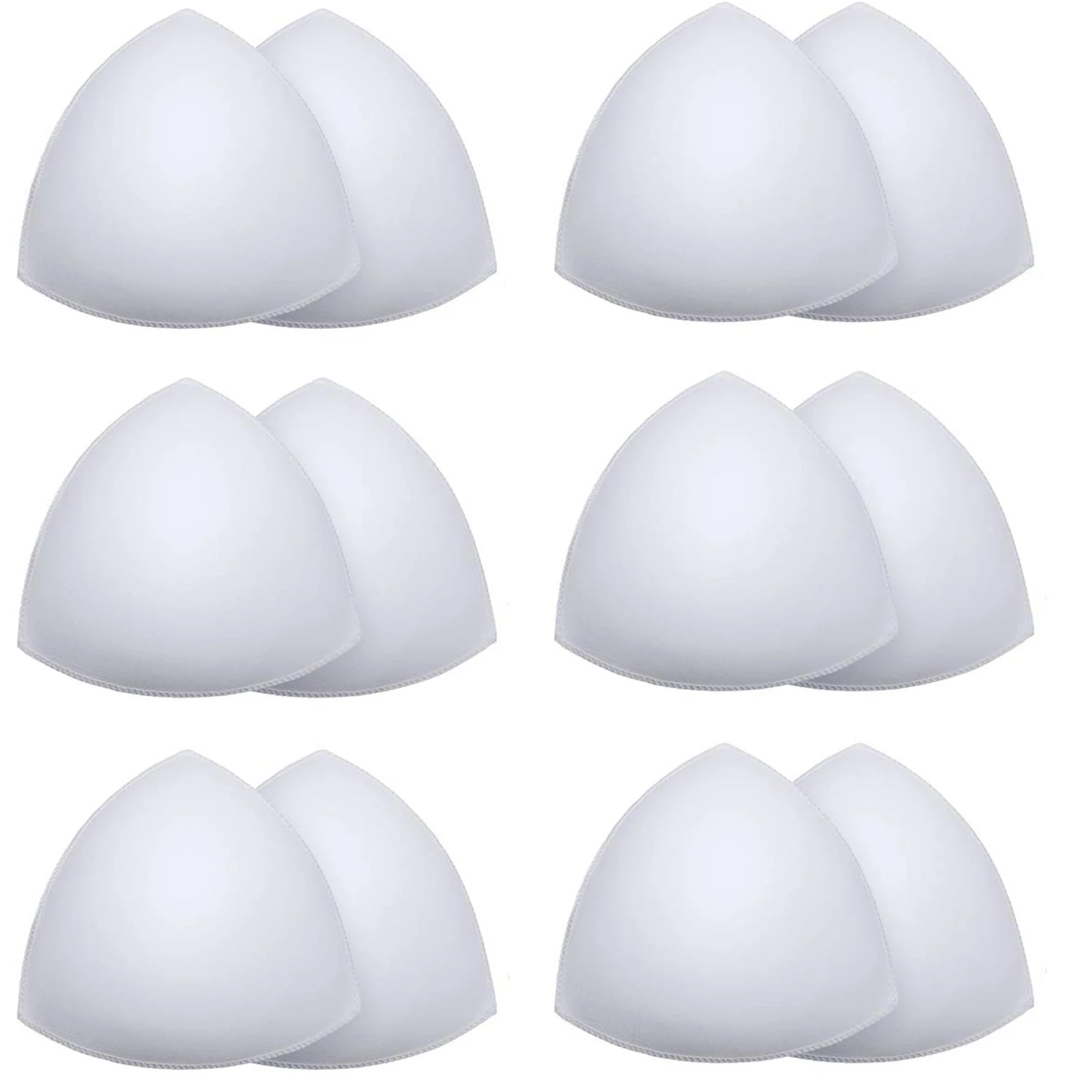 Triangle Sponge Push up Bra Pads Set for Women Invisible Insert Swimsuit Bikini Breast Enhancers Chest Cup Pads Accessories